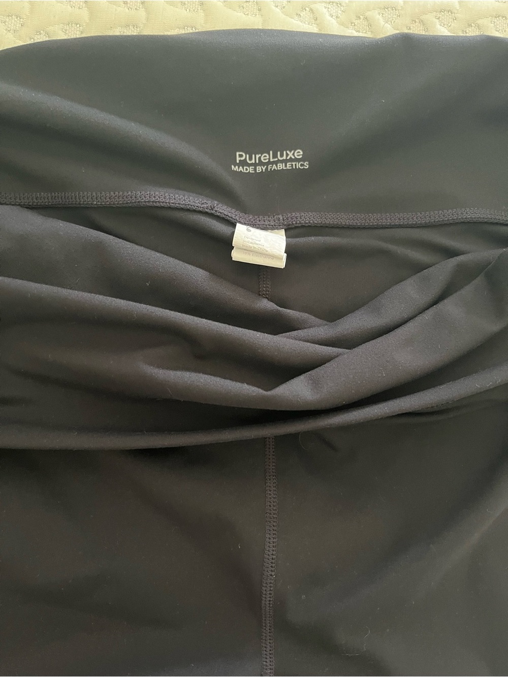 Fabletics PureLuxe Maternity Black Leggings 4x